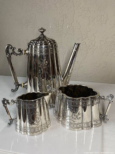 GEORGIAN Sterling Silver Tea Set - Hallmarked (1 of 25)