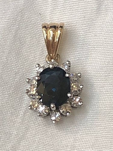 Sapphire / Diamond Pendant 321 (1 of 7)