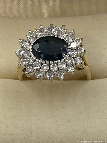 Sapphire and Diamond Ring 312 (1 of 8)
