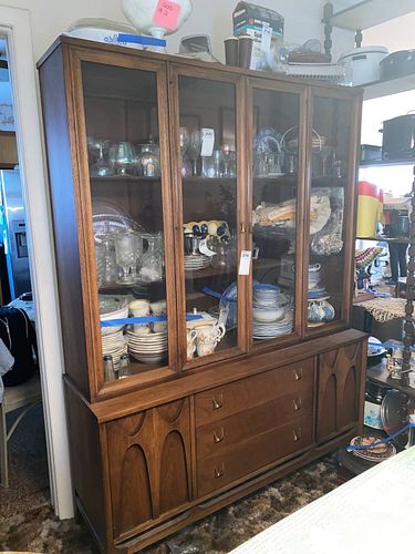 Wood Dining Room Hutch (1 of 4)