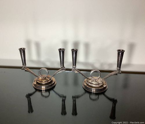 George Jensen Sterling Candlesticks (1 of 7)