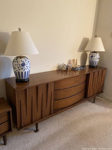 Mid Century Brutalist Dresser Credenza (1 of 15)