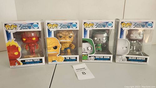 Funko Pop Marvel Fantastic Four Set | Maxsold