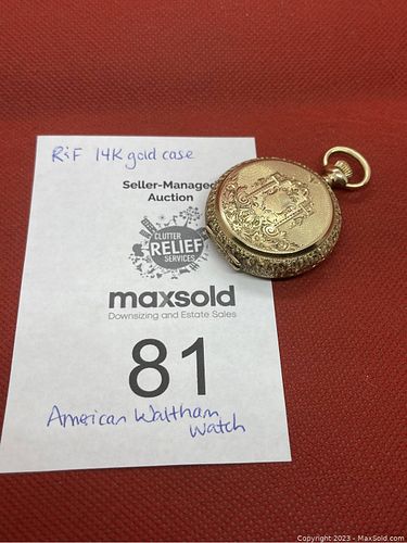 American Waltham Antique Gold Watch (1 of 22)