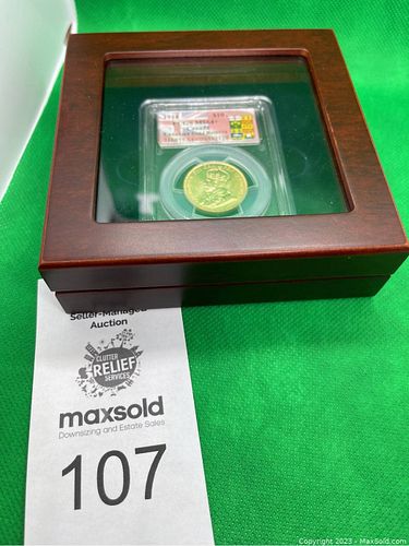 1914 $10 Pure Gold Coin Graded (1 of 8)
