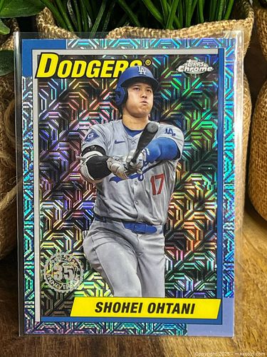 Shohei Ohtani Topps Chrome Mojo Silver Pack Dodgers MVP