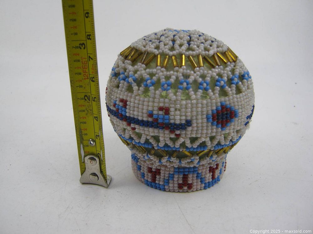Indigenous Beaded Glass Fishing Float | Maxsold