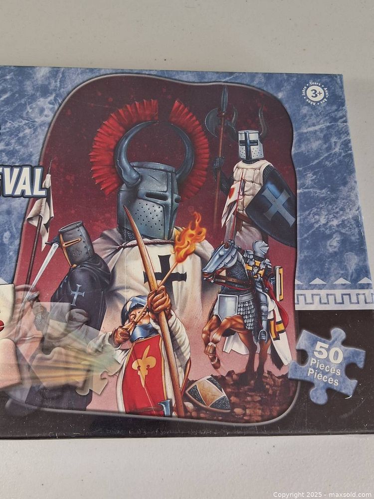 Wild Republic Discoveries In Time Large Medieval Puzzle 50 Pieces