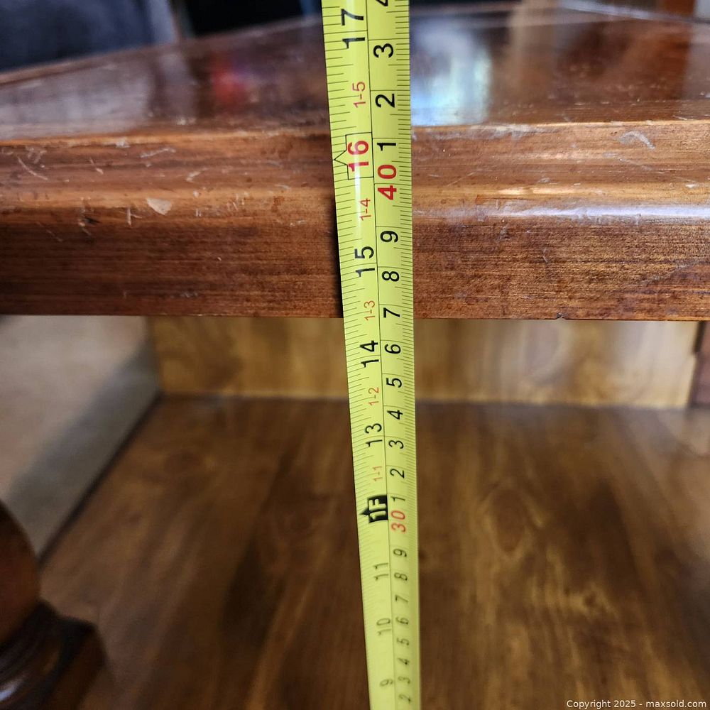 Vintage solid wood coffee table | Maxsold