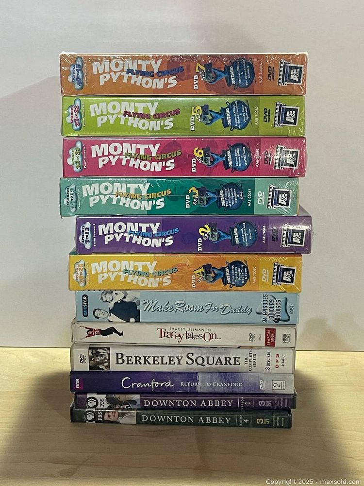 Monty python flying circus sets tv drama dvds maxsold