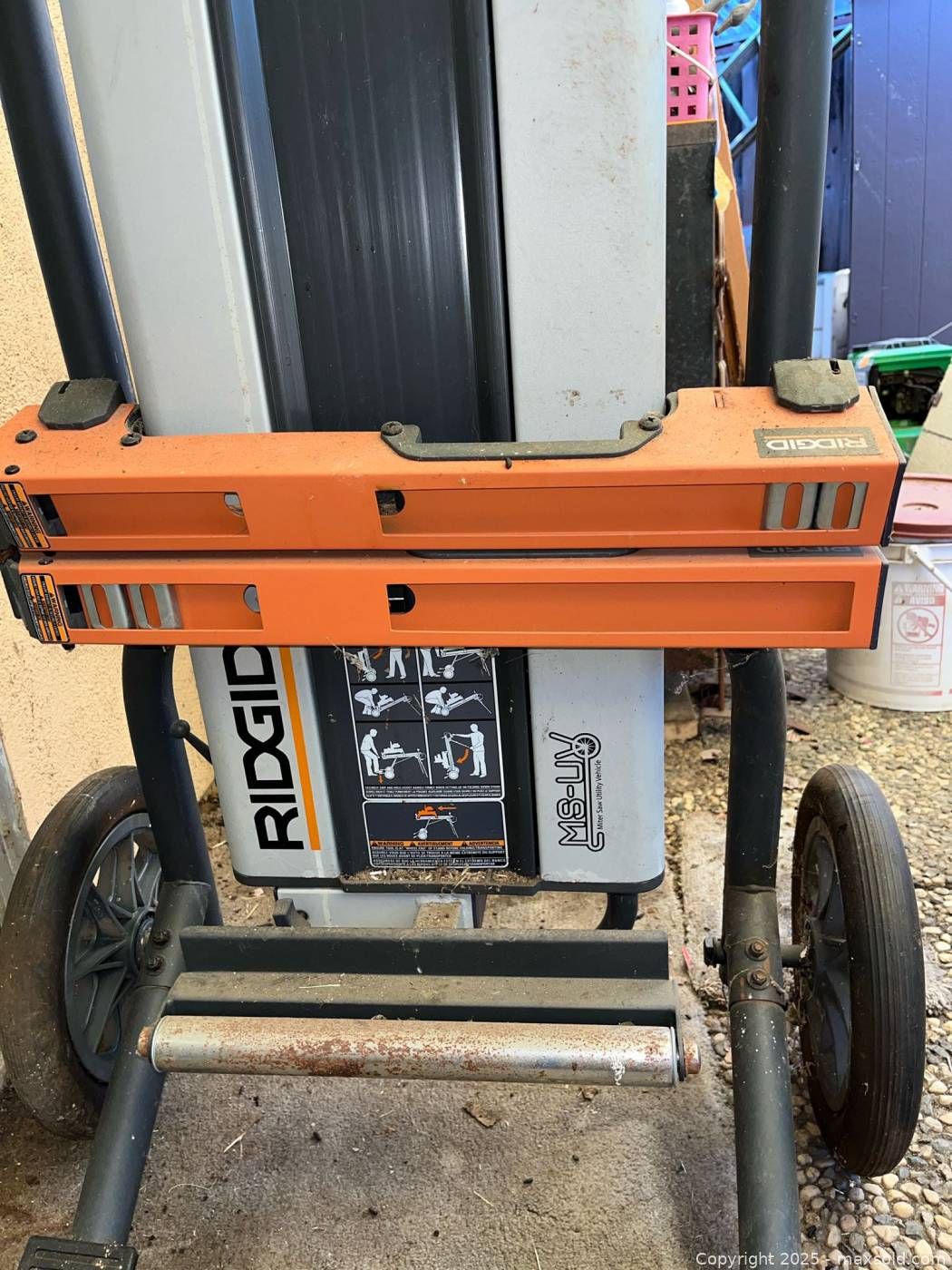 Ridgid MS-UV miter saw utility vehicle stand | Maxsold