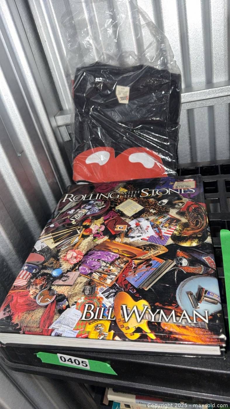 Rolling Stones T Shirt And Book Maxsold