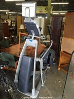 Front-left angle view of entire elliptical machine