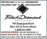 Certificate front image with logo, membership type, inclusions and pickup instructions