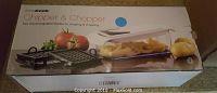 Pro Cook Chipper & Chopper in original box with image of chopping blades and sliced vegetables on front.