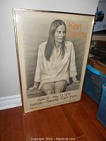 Full view of the framed Ken Danby poster, showing the entire artwork and frame.