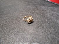 Full image of the ring on a dark surface