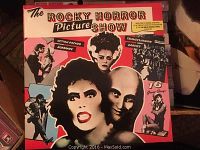Original Rocky Horror Picture Show vinyl album with colorful illustrated cover