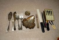 All items laid out flat showing full assortment