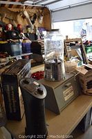 View of Honeywell Cool and Refresh Fan with glass container and metal base.