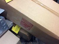 Close-up photo of Federal Pioneer logo on original packaging box showing brand identification.