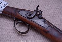 Close-up of lock plate and trigger area