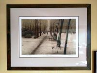 Framed print showing entire artwork and frame