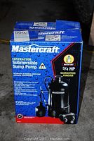 Sealed retail box showing Mastercraft branding and model details