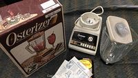 Osterizer blender and parts with box and accessories
