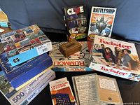 Overall lot showing all games and puzzles