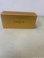 Gold outer Carfia box with brand logo and 'Since 1990' text