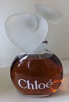 Front view showing round bottle and “Chloé” logo