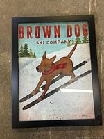 Front view of framed print showing artwork, frame, and glazing