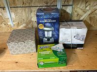 All four boxed items grouped together