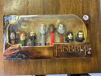 Front view of sealed PEZ Hobbit collector's set