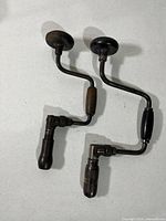 Both hand brace drills top view showing overall form