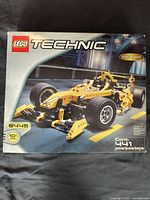 Front of box showing LEGO Technic 8445 with race car image and 441 pieces count