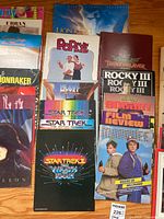Overview of vintage movie programs including Star Trek, Rocky III, Popeye, The Lion King, Heavy Metal.