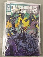 Transformers comic titled 'Transformers Unfiltered Class II' Issue #1 with cover showing a dark, smoky, mechanized scene