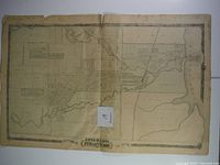 Full view of antique metropolitan Bowmanville South Part map, showing overall size, condition, and layout details.