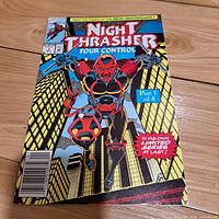 Front cover showing title, character, issue and date