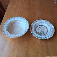 Overall view of soup bowl and tureen base