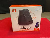 Front of retail box showing iQ Wave branding and product image