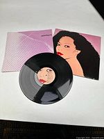 Vinyl record laid out with Andy Warhol cover and inner sleeve showing.