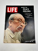 Front cover of Life magazine March 22, 1968 showing Ho Chi Minh and text about peace feelers.