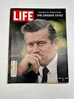 Full cover photo of Life magazine with John V. Lindsay on the cover