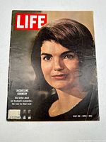 Front cover of Life magazine from May 29, 1964 featuring Jacqueline Kennedy.