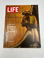 Front cover showing Ancient Egypt themed artwork with a statue profile and hieroglyphs, dated May 31, 1968, priced at 35 cents.