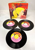 Front cover of Barbie Sings sleeve with artwork