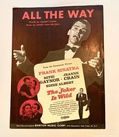Front cover showing title, Frank Sinatra image and film credits